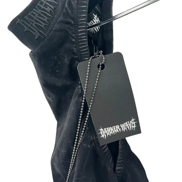 NWT Darker Wavs Acid Wash Crop Top - Picture 6 of 10